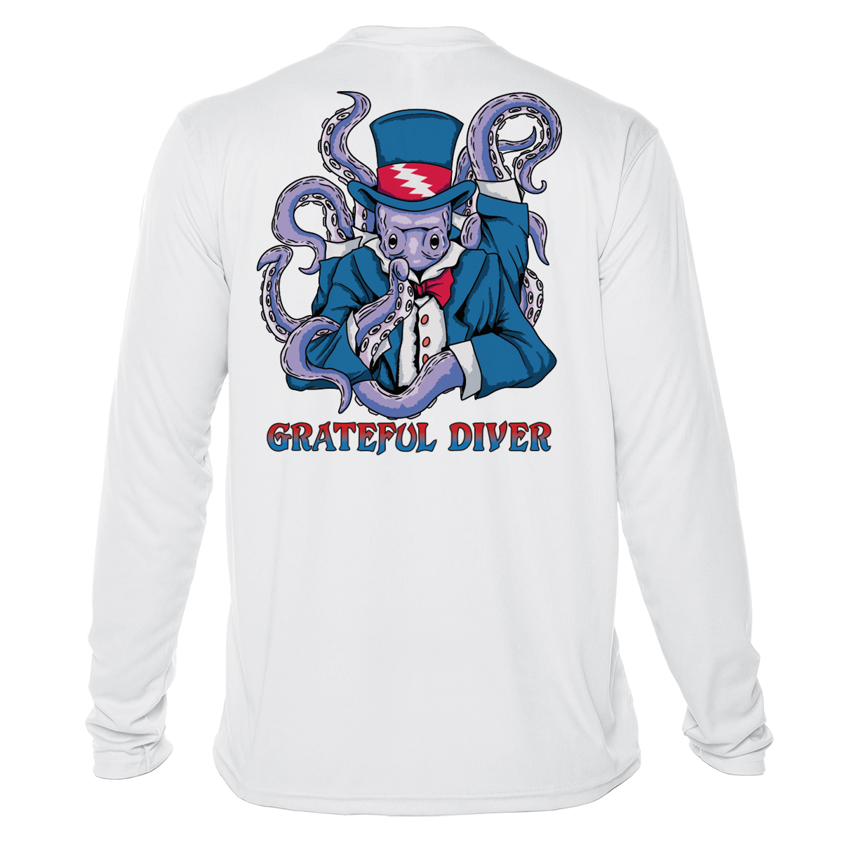 Grateful Diver Octopus Sam UV Shirt