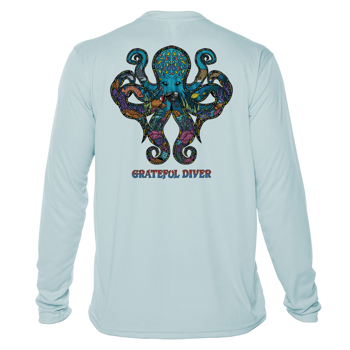 Grateful Diver Psychedelic Octopus UV Shirt