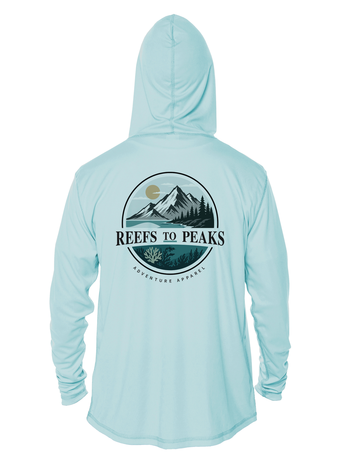 Heritage Logo UPF 50+ Performance Hoodie | Reefs to Peaks