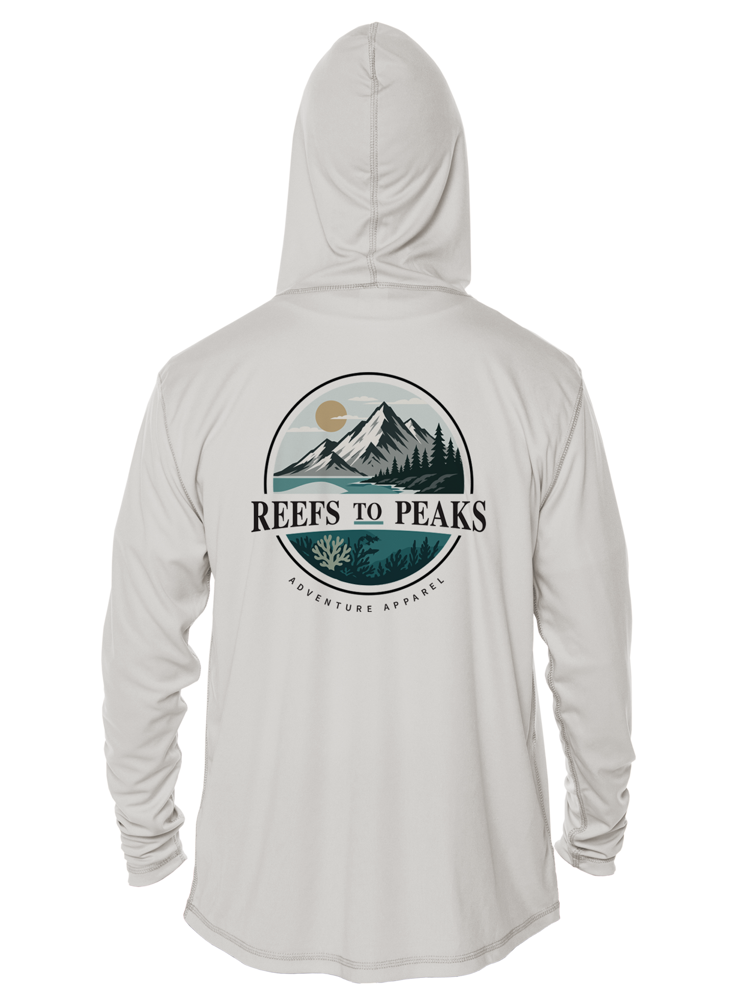 Heritage Logo UPF 50+ Performance Hoodie | Reefs to Peaks