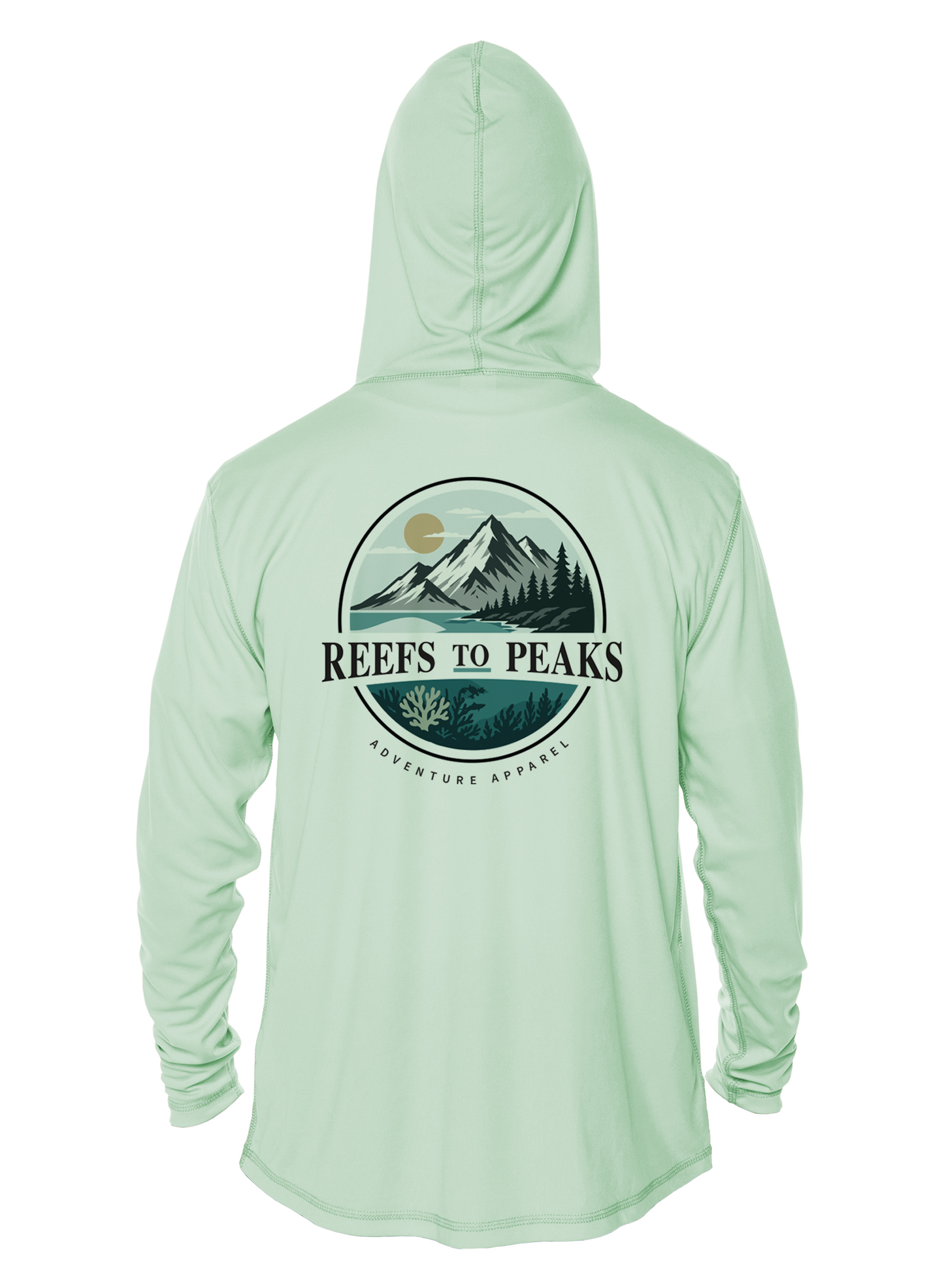 Heritage Logo UPF 50+ Performance Hoodie | Reefs to Peaks