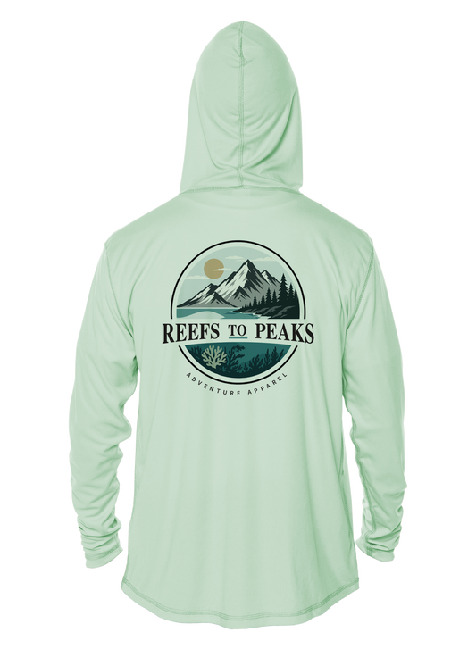 Heritage Logo UPF 50+ Performance Hoodie | Reefs to Peaks