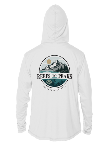 Heritage Logo UPF 50+ Performance Hoodie | Reefs to Peaks