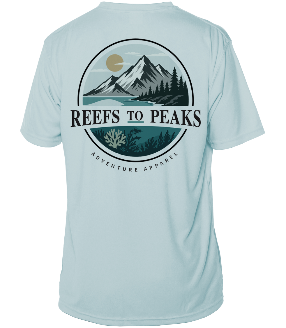 Heritage Logo UPF 50+ Short Sleeve Shirt | Reefs to Peaks