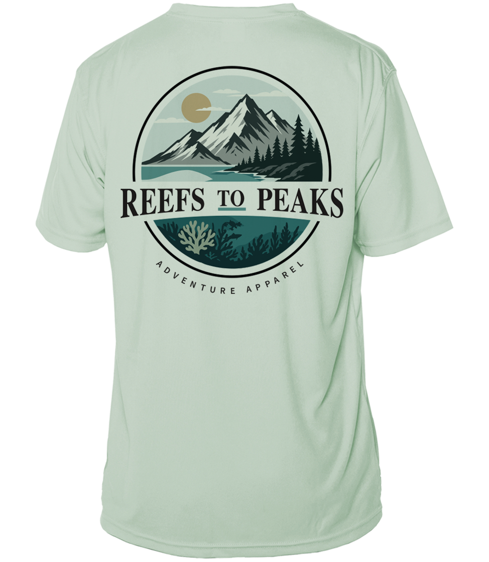 Heritage Logo UPF 50+ Short Sleeve Shirt | Reefs to Peaks