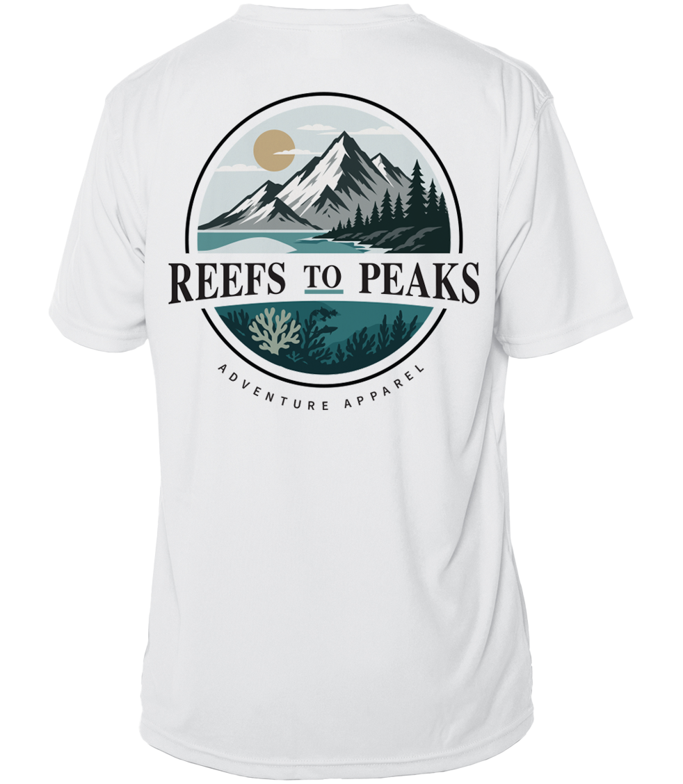 Heritage Logo UPF 50+ Short Sleeve Shirt | Reefs to Peaks