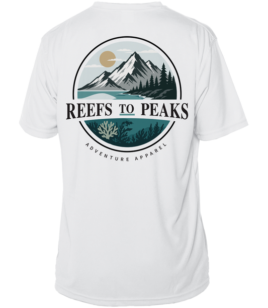 Heritage Logo UPF 50+ Short Sleeve Shirt | Reefs to Peaks