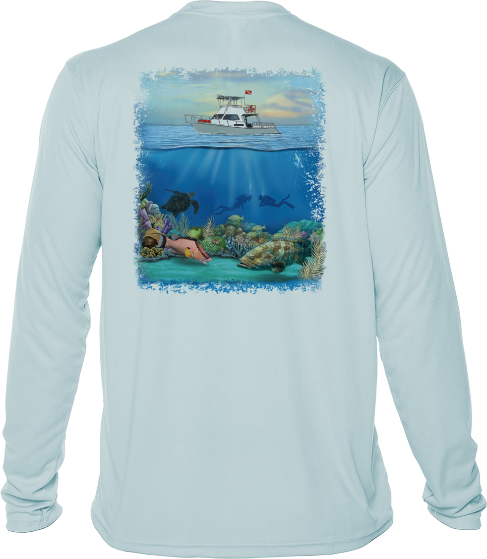 Reef Charter UPF 50+ Long Sleeve Shirt | Reefs to Peaks