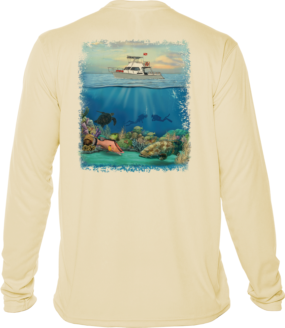 Reef Charter UPF 50+ Long Sleeve Shirt | Reefs to Peaks