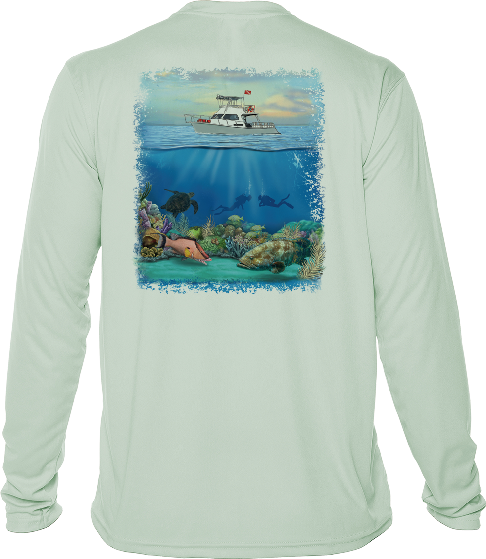 Reef Charter UPF 50+ Long Sleeve Shirt | Reefs to Peaks