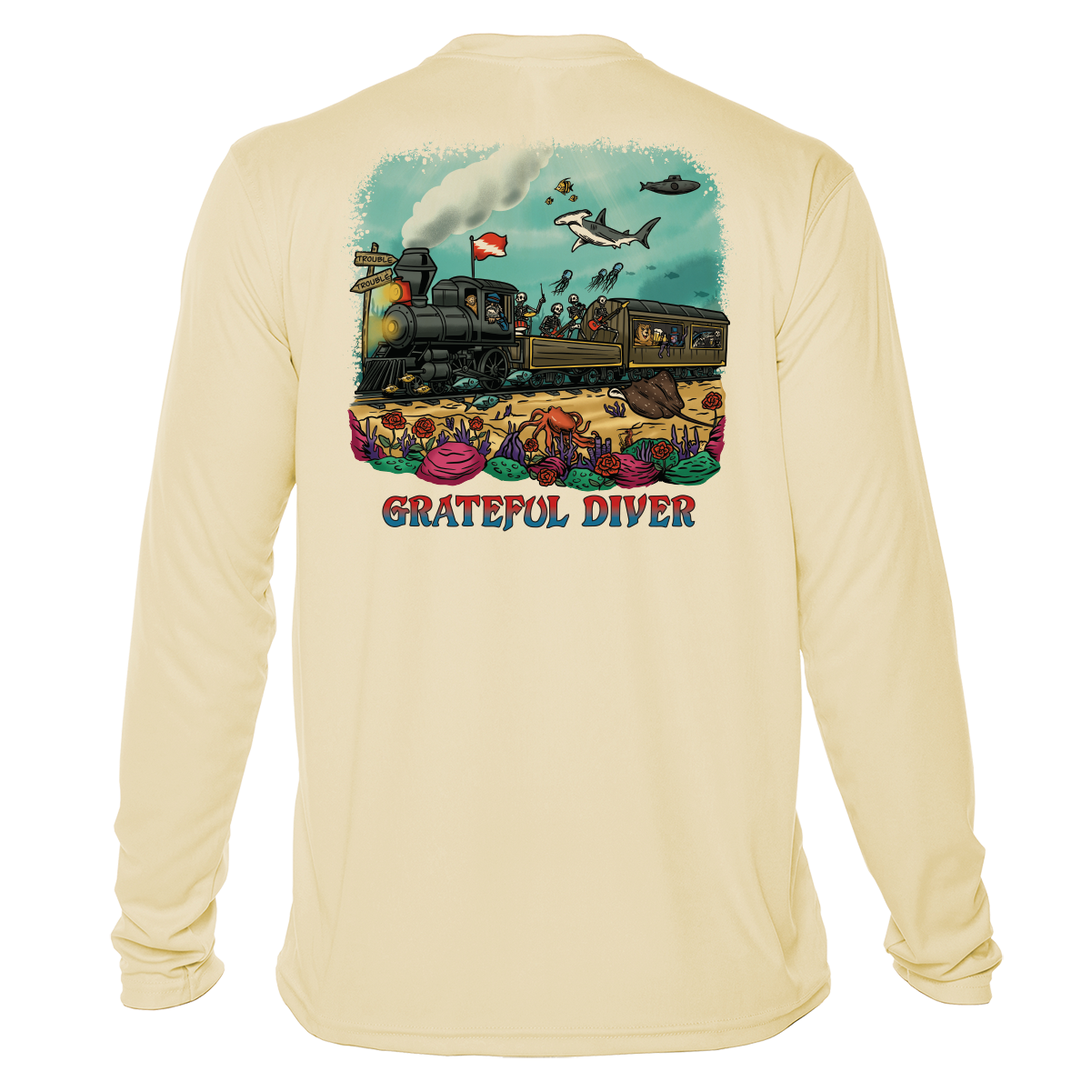 Grateful Diver Right on Time UV Shirt