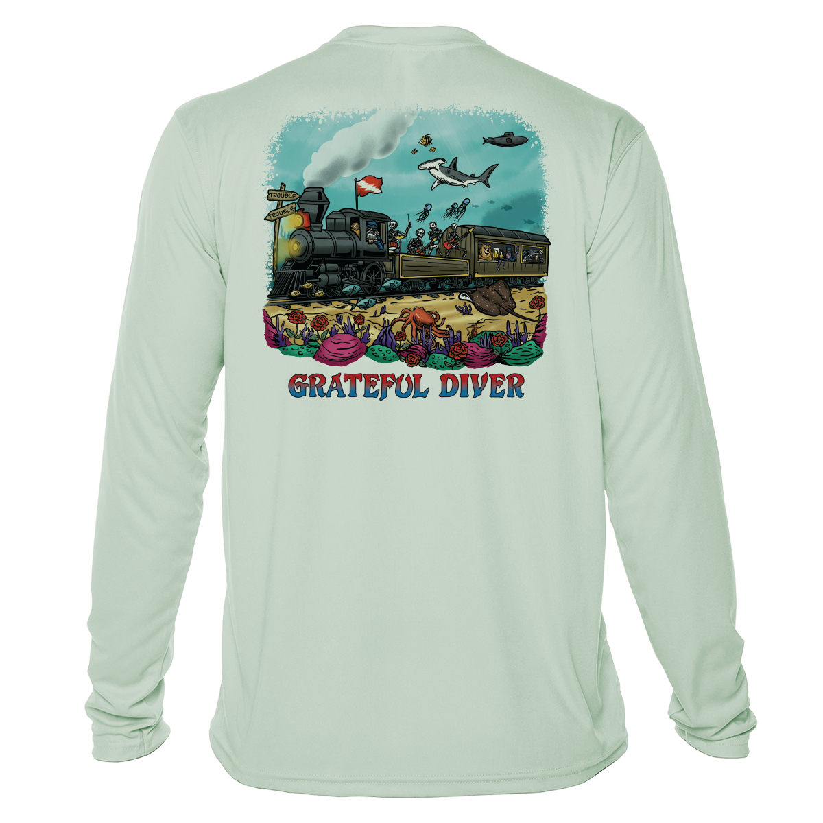 Grateful Diver Right on Time UV Shirt