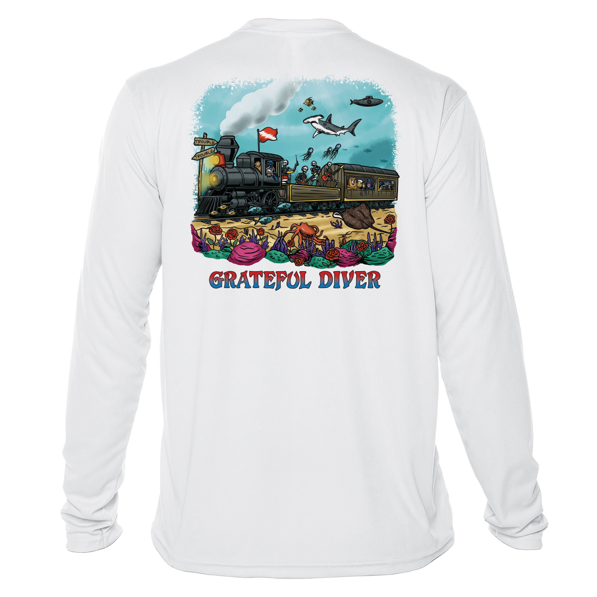 Grateful Diver Right on Time UV Shirt