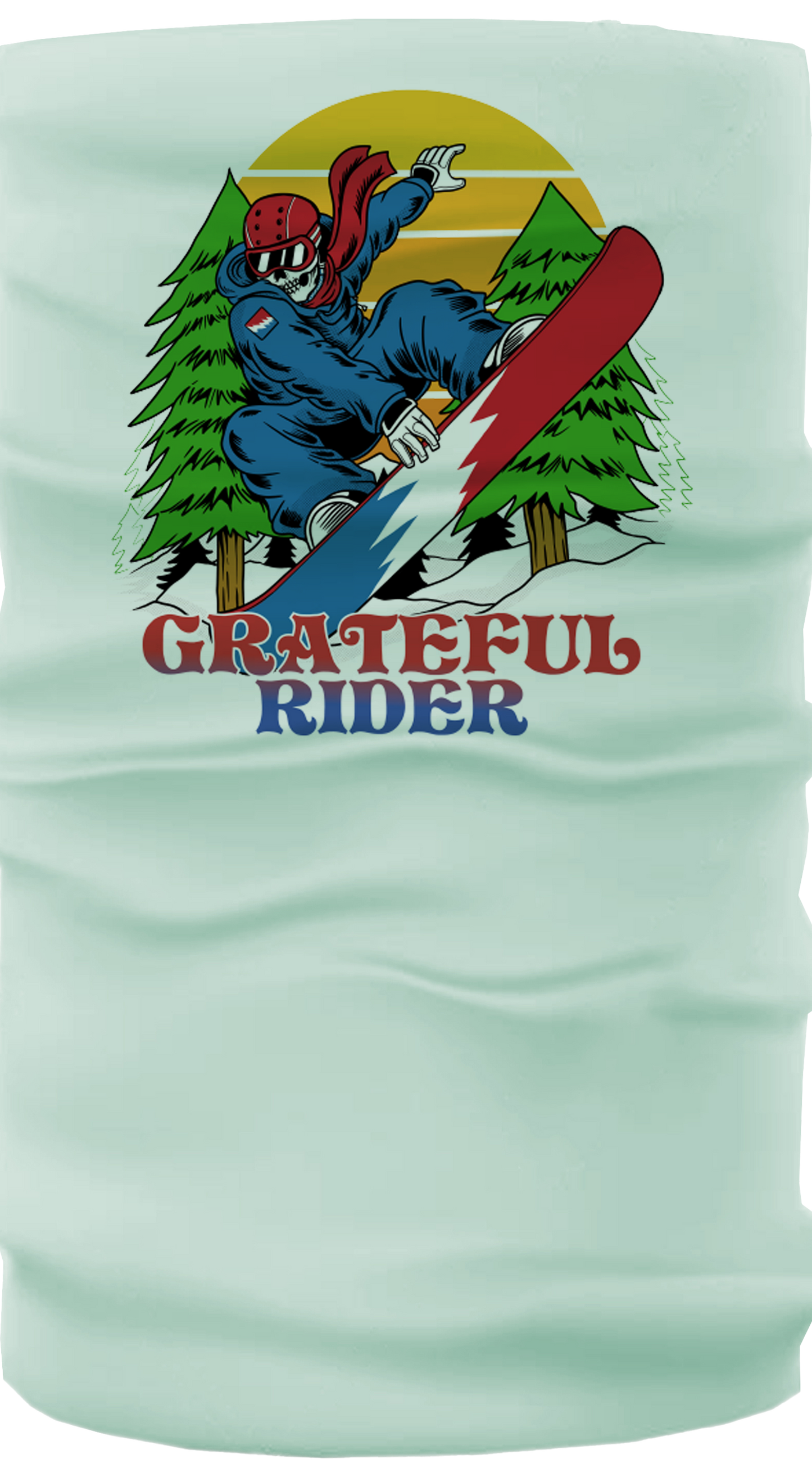 Grateful Rider Snowboarder Neck Gaiter