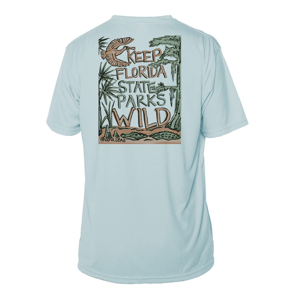 Grateful Outdoors Keep Parks Wild Short Sleeve UV Shirt