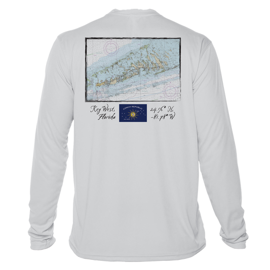 Shrimp Road Surf Co Key West Chart UV Shirt