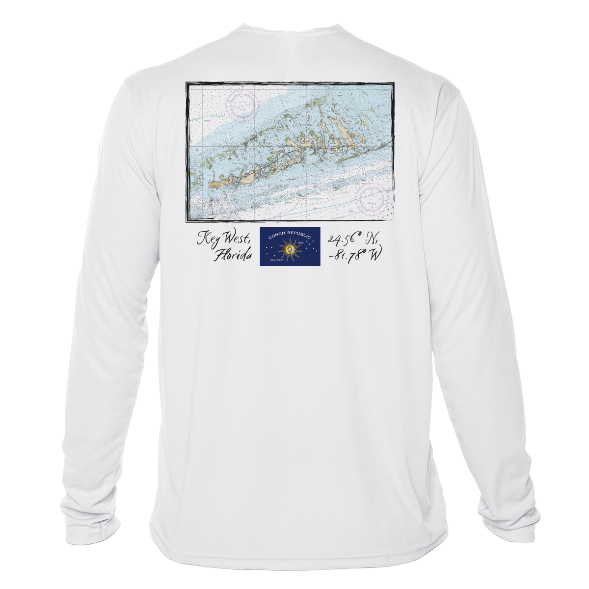 Shrimp Road Surf Co Key West Chart UV Shirt – Grateful Diver