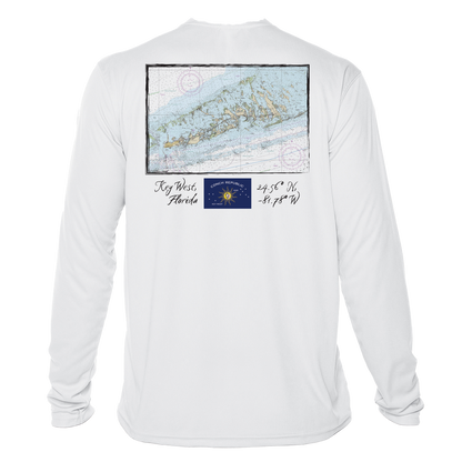 Grateful Outdoors Key West Navigational Chart UV Shirt