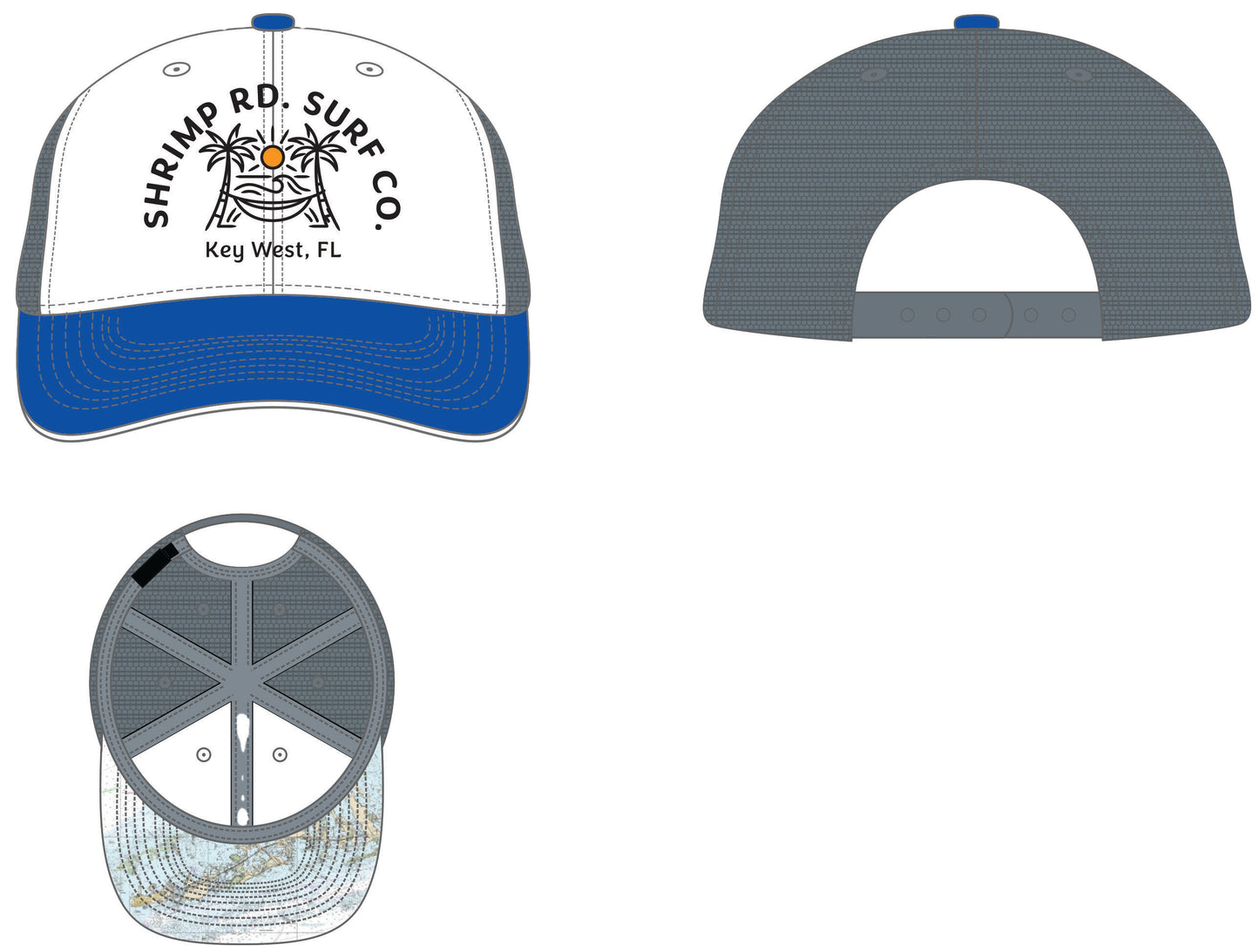 Shrimp Road Trucker Hat