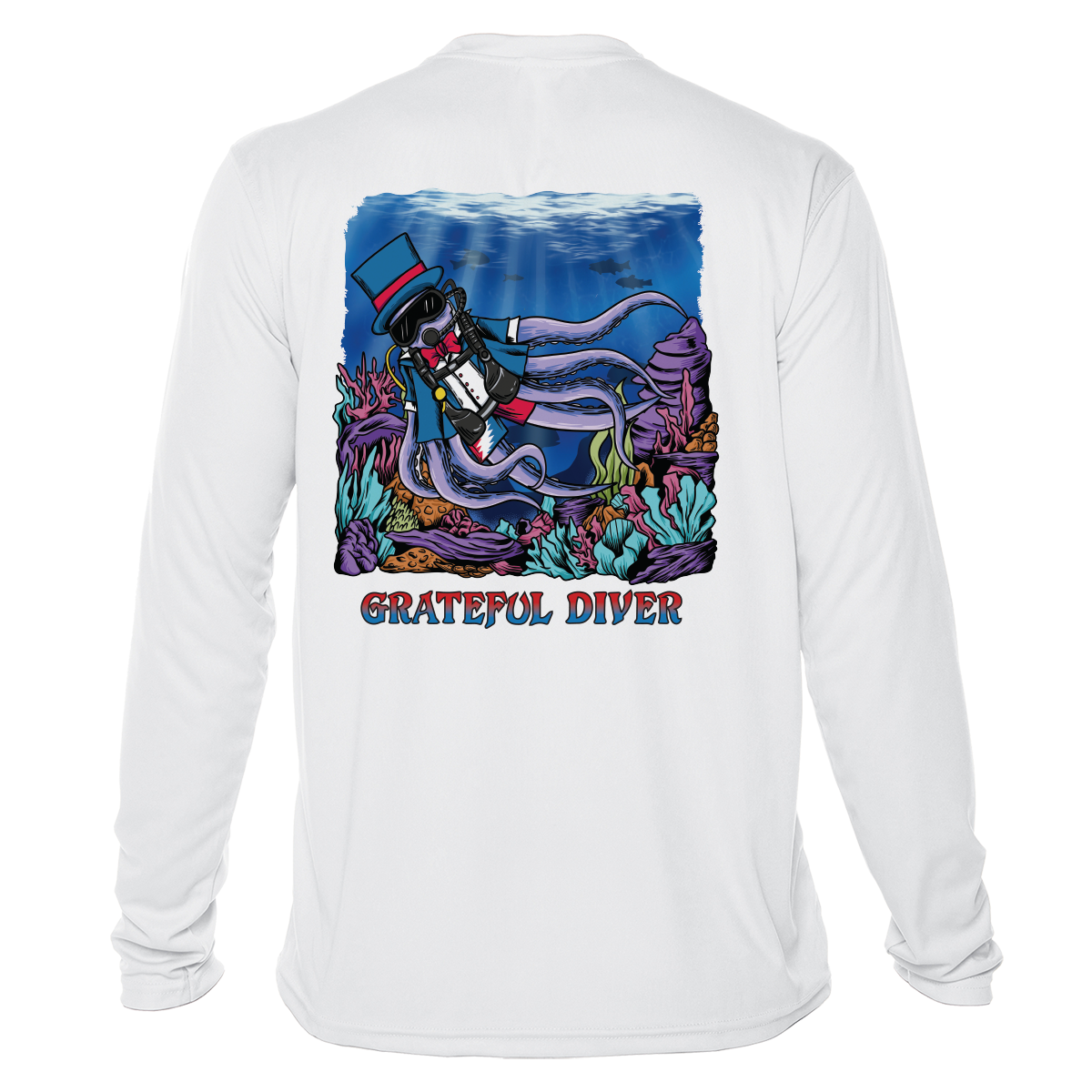 Scuba Sam UPF 50+ Long Sleeve Shirt | Grateful Diver