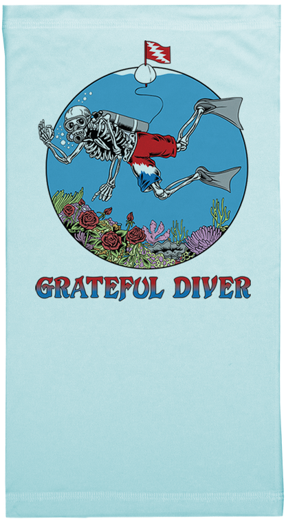 Grateful Diver Skeleton Diver Neck Gaiter