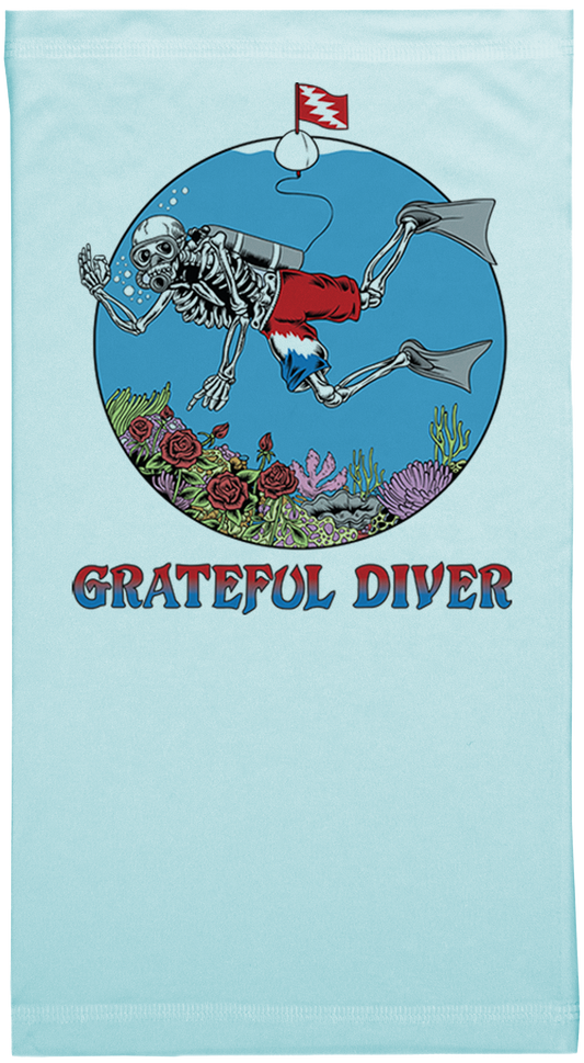 Grateful Diver Skeleton Diver Neck Gaiter