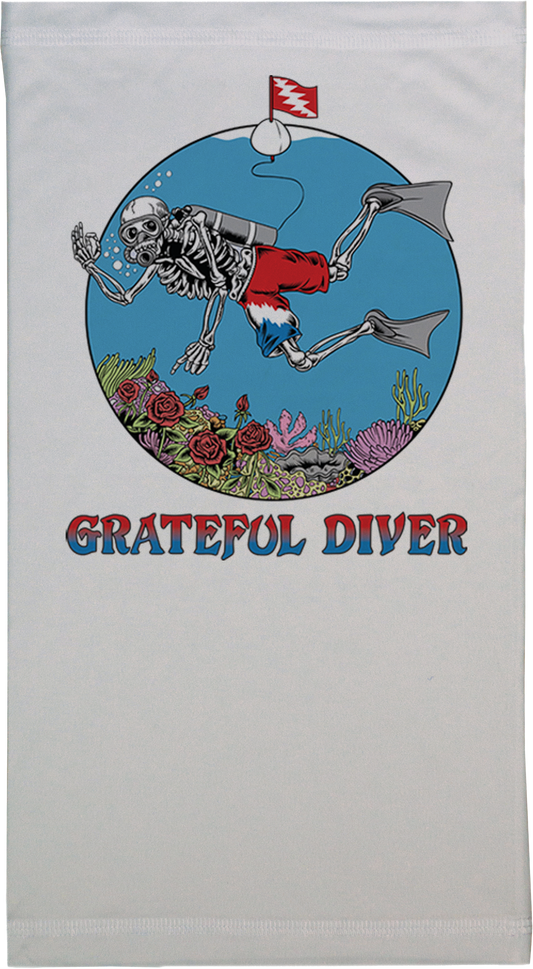 Grateful Diver Skeleton Diver Neck Gaiter