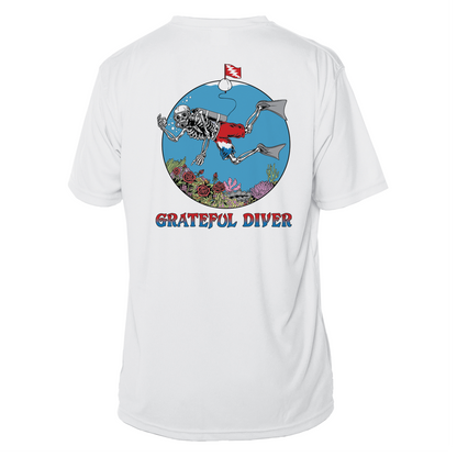 Skeleton Diver UPF 50+ Short Sleeve | Grateful Diver