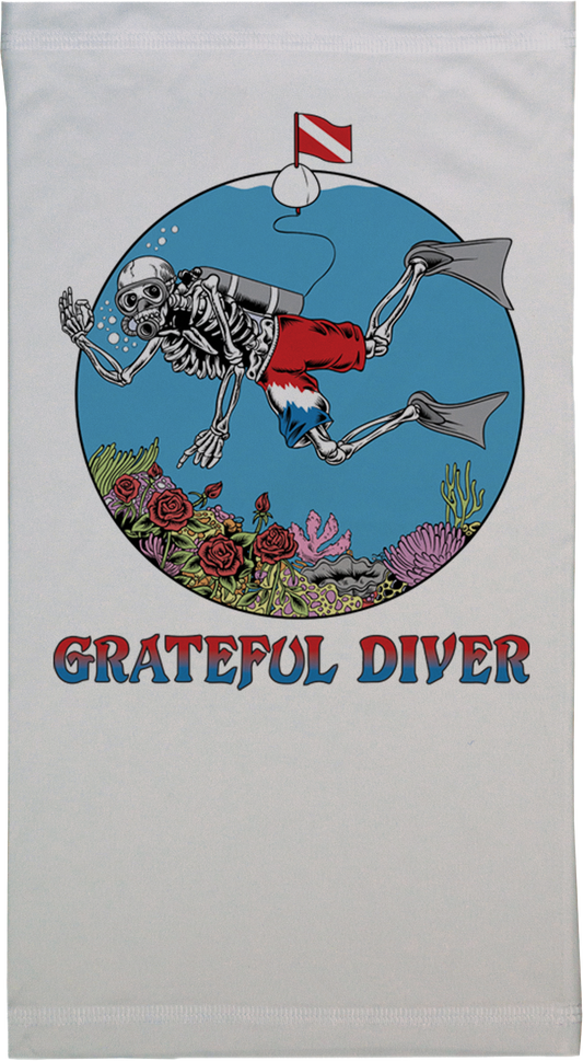 Skeleton Diver UPF 50+ Performance Neck Gaiter | Grateful Diver