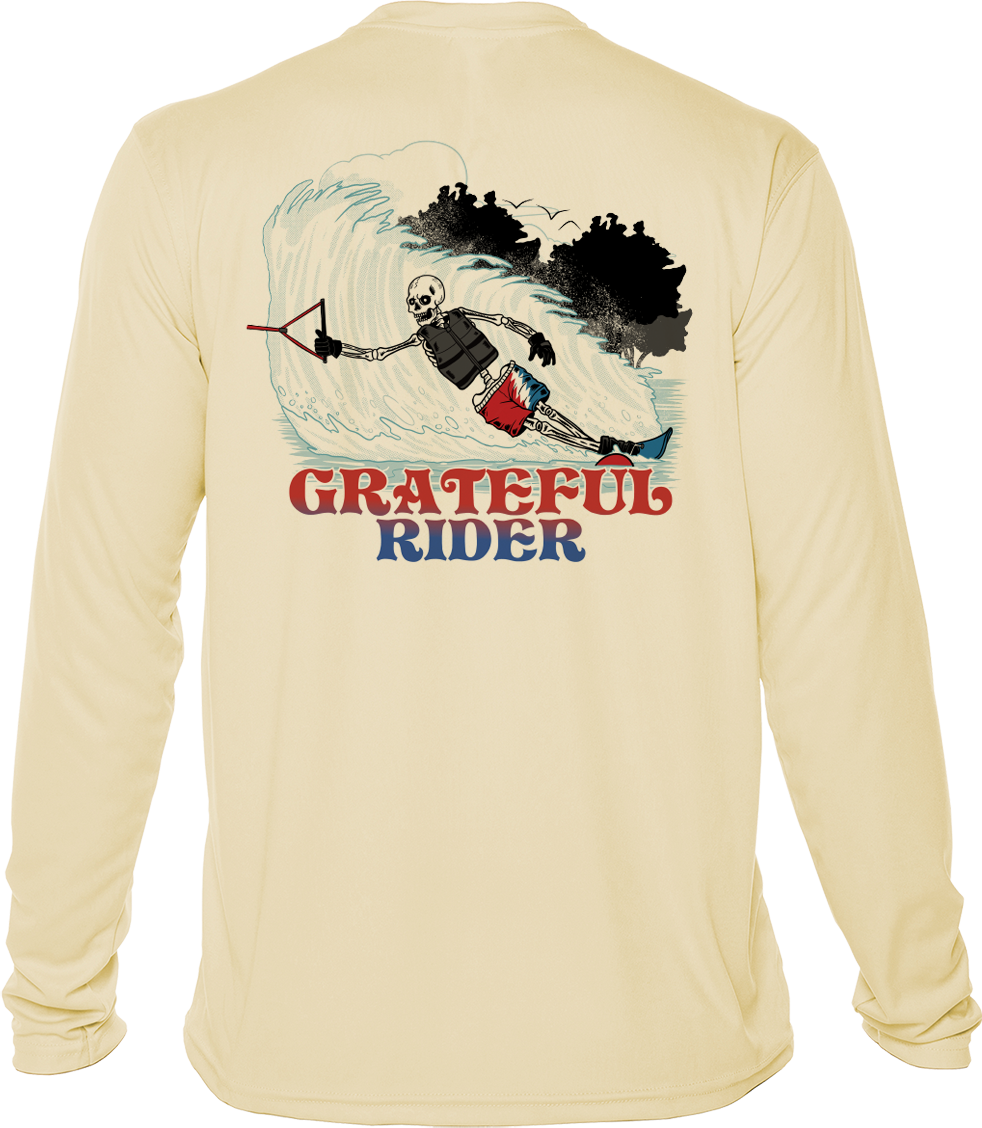 Slalom Cut UPF 50+ Long Sleeve Shirt | Grateful Rider