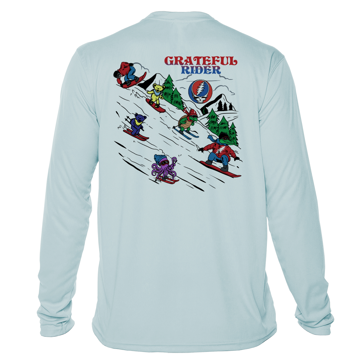 Powder Parade UPF 50+ Long Sleeve Shirt | Grateful Rider