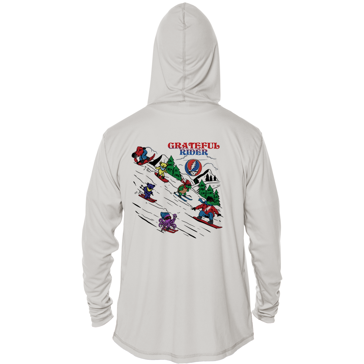Powder Parade UPF 50+ Performance Hoodie | Grateful Rider