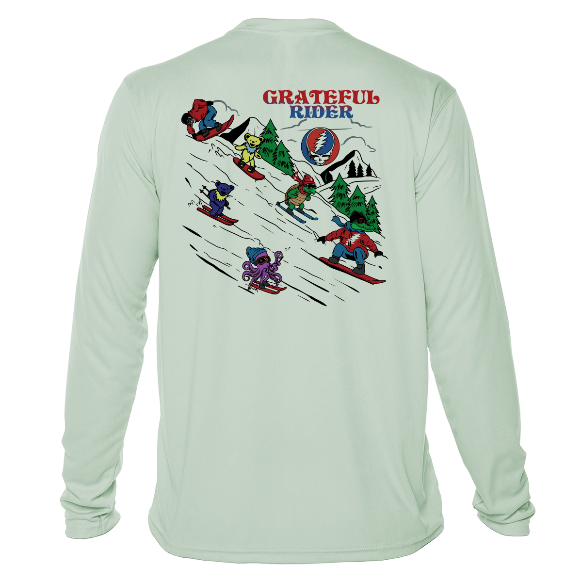 Powder Parade UPF 50+ Long Sleeve Shirt | Grateful Rider
