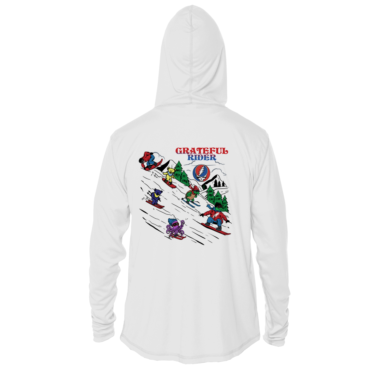Powder Parade UPF 50+ Performance Hoodie | Grateful Rider