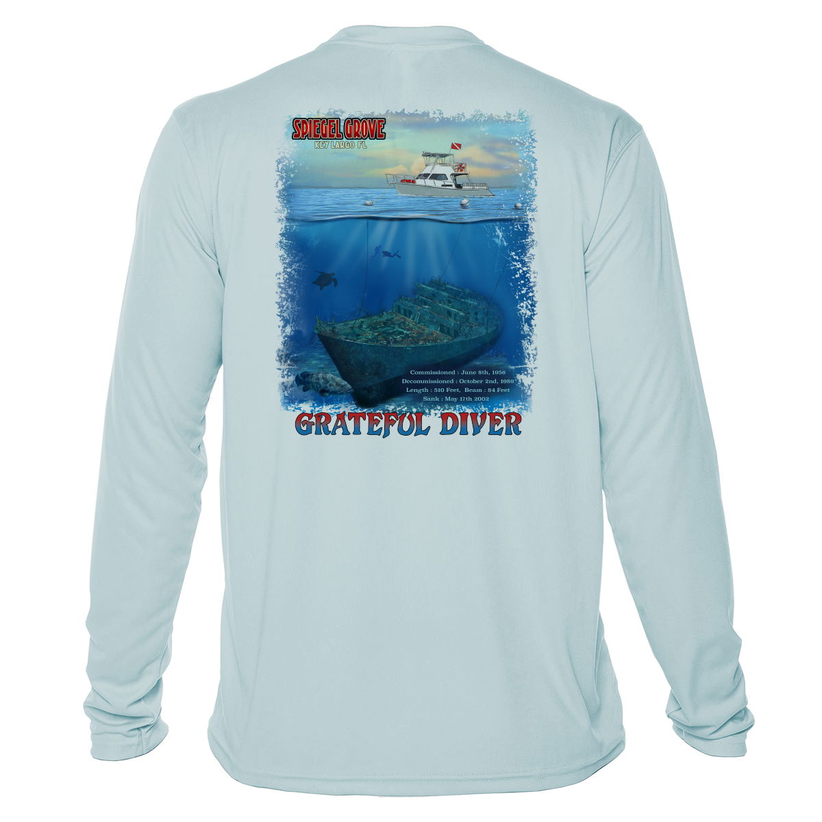 Grateful Diver Spiegel Grove UV Shirt