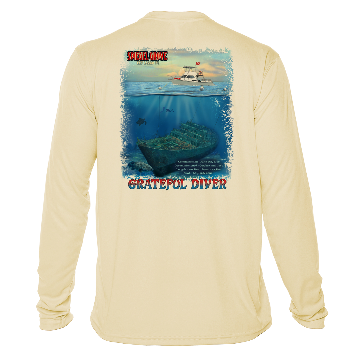 Grateful Diver Spiegel Grove UV Shirt
