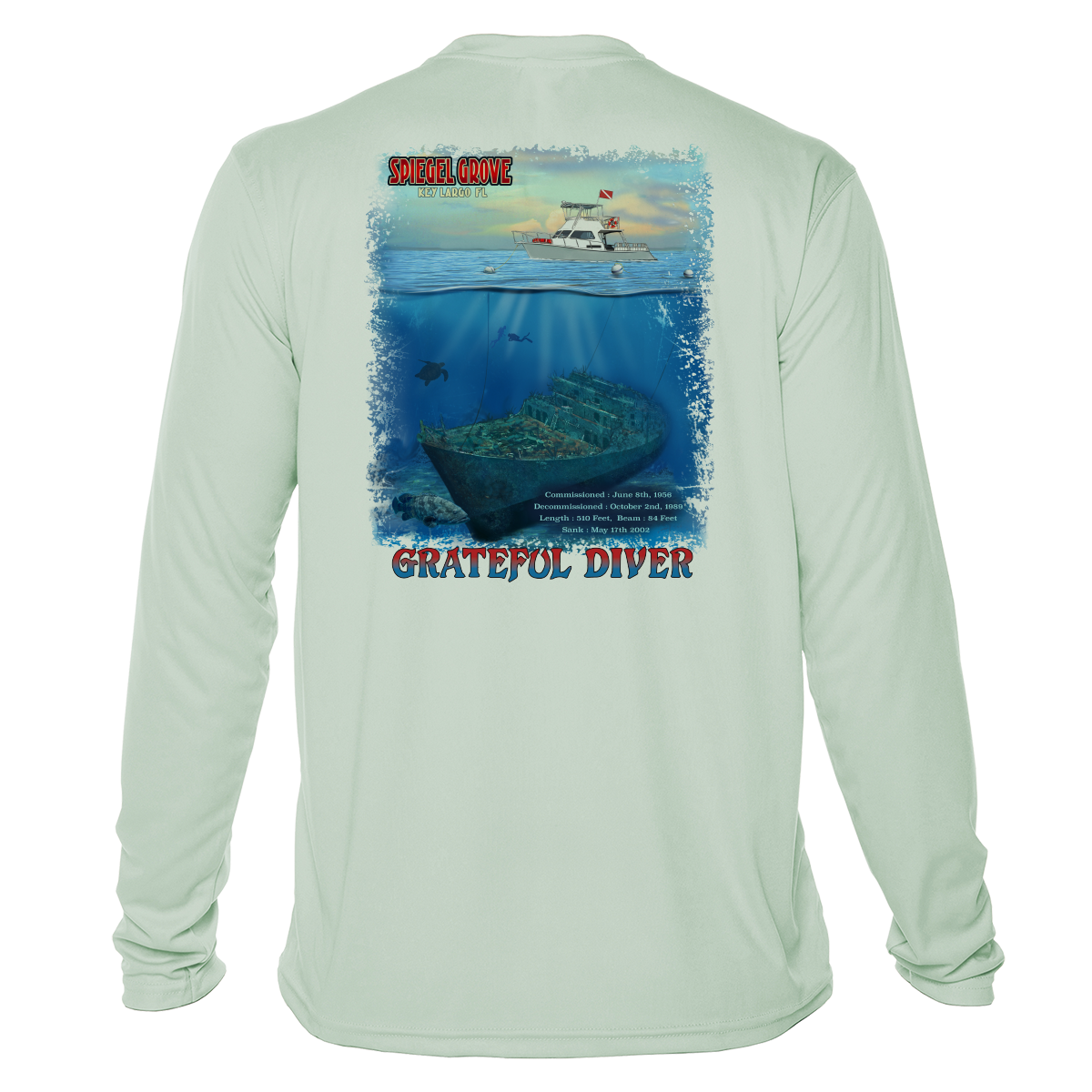 Grateful Diver Spiegel Grove UV Shirt