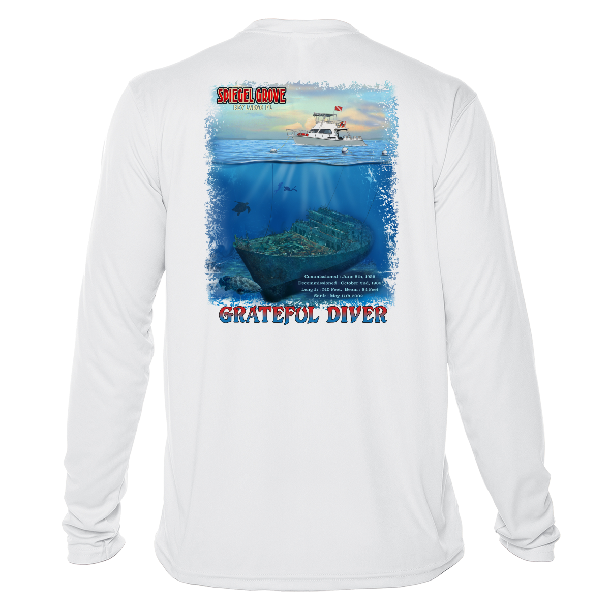 Grateful Diver Spiegel Grove UV Shirt