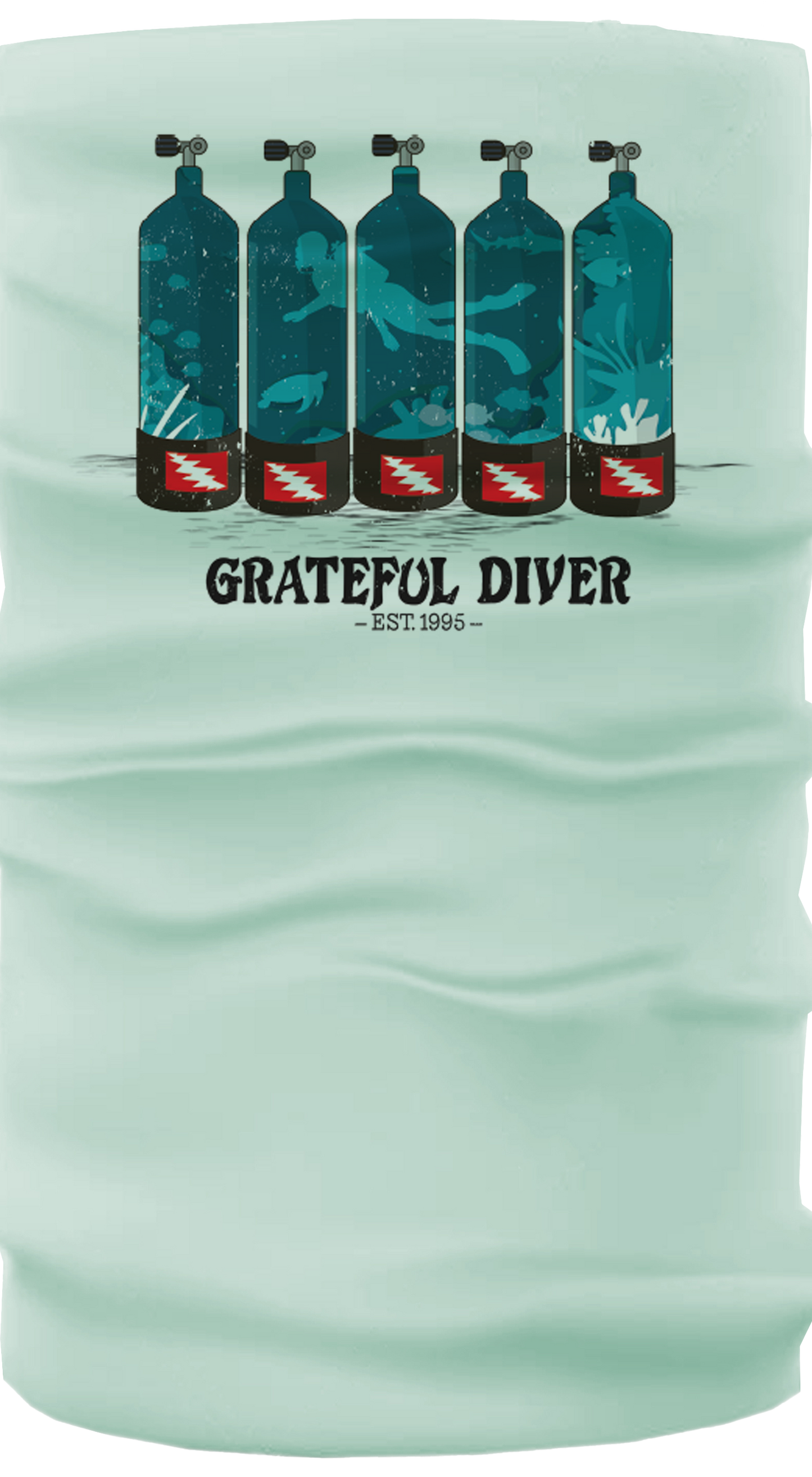 Grateful Diver Dive Tanks Neck Gaiter