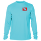 Grateful Diver Reef Diver UV Shirt front in water blue off figure
