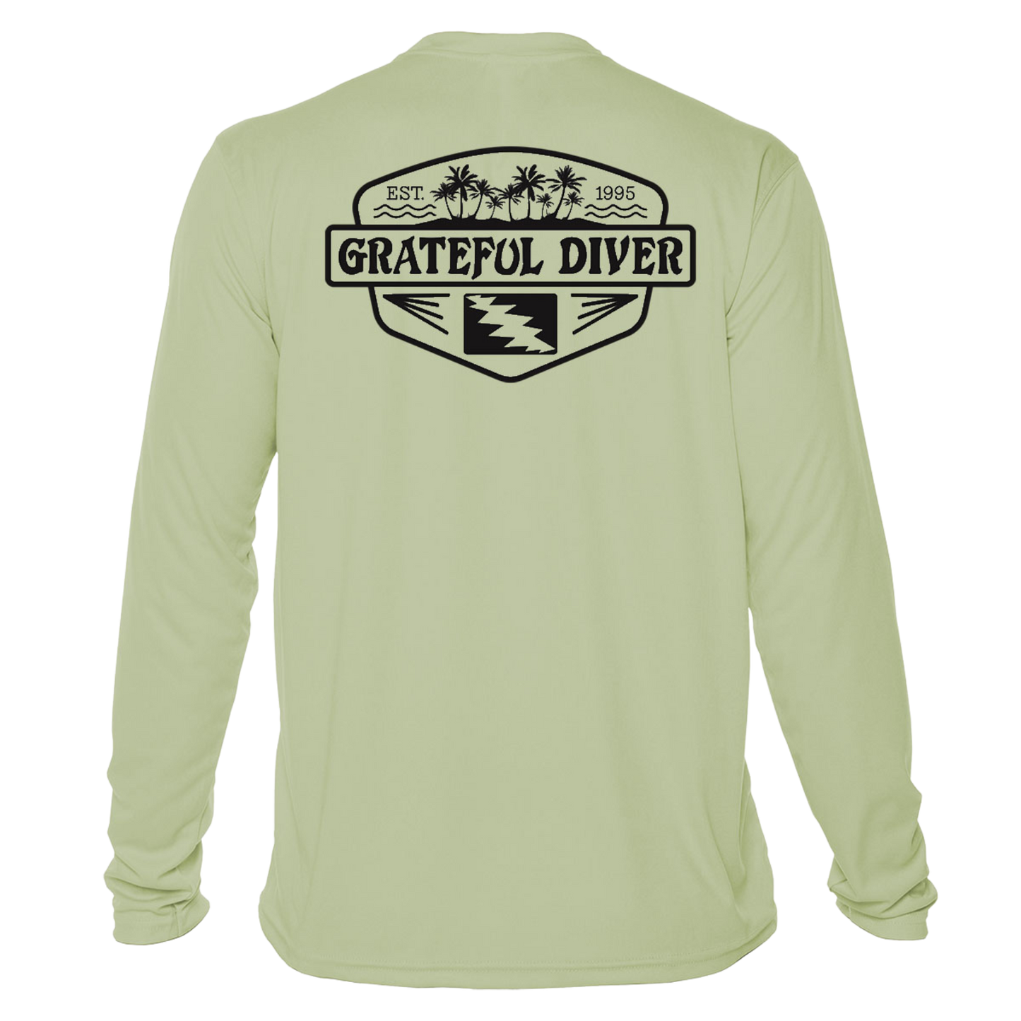 Grateful Diver Palm Tree UV Shirt