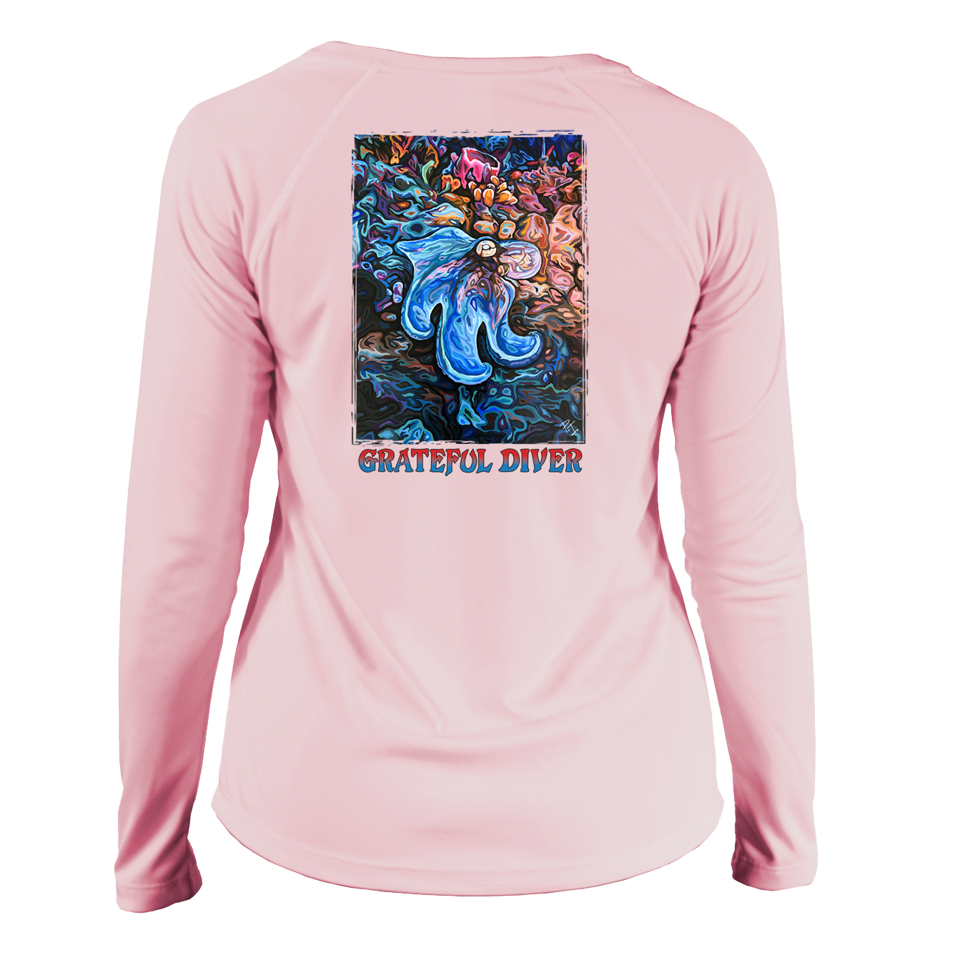 Artist's Collection: Caribbean Reef Octopus UV Shirt - Women's V-Neck