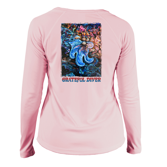 Artist's Collection: Caribbean Reef Octopus UV Shirt - Women's V-Neck