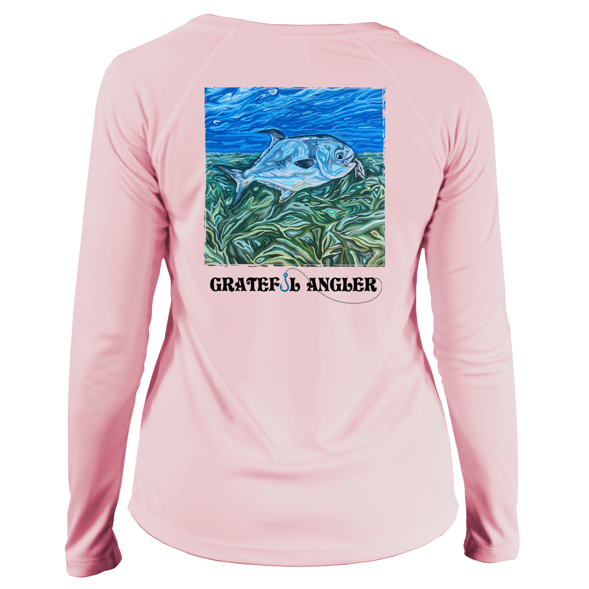 Grateful Angler Artist's Collection: Catch Your Dreams UV Shirt - Women's V-Neck