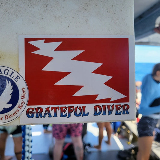 Grateful Diver Classic Sticker