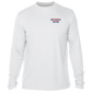 Grateful Diver Classic UV Shirt in white front shot off figure