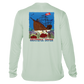 Grateful Diver Ship of Fools UV Shirt in seagrass showing the back graphic