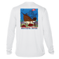 Grateful Diver Ship of Fools UV Shirt in white showing the back graphic